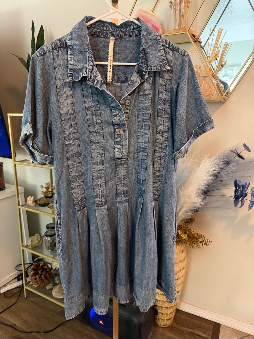 Uncle Frank Lightweight Denim Mini Dress